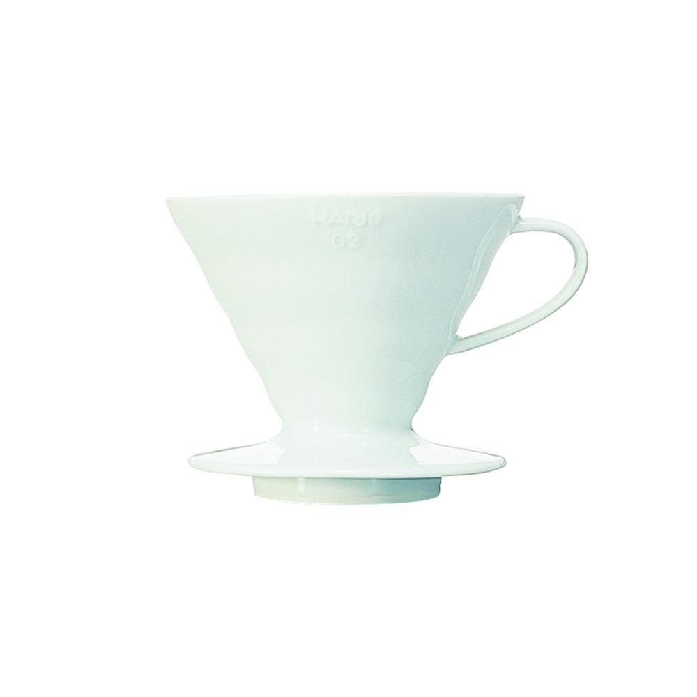 Hario V60 Ceramic Coffee Dripper White - Size 02